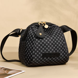 กระเป๋าสะพายข้างผู้หญิงแบบหนังสือ Oxford Fabric น้ำหนักเบา กระเป๋าสะพายข้างแบบสะพายข้างทันสมัย ​​กระเป๋าสะพายข้างแบบเปิดด้วยซิป