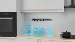 TRACK SOCKET Listrik Elektrik BOARD 40 60 80CM adjustable putar Colokan LED indikator Stop Kontak