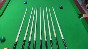 11.5/13mm Billiard Cue Stick 1/2 Split Billiards Cue Sticks American Black Eight/Chinese Nine Balls Billiards Cue Pandora