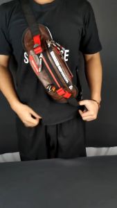 Waistbag Tas Pinggang Kulit PU Leather Tas POLO Tas Selempang Bahu Waistbag Waterproof Tas Pria Tas Kulit