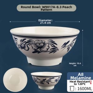 Noodles Large Soup Bowl Melamine