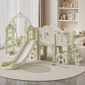MLZH | Indoor Toddler Climbing Frame and Swing Set for 0-6 Years