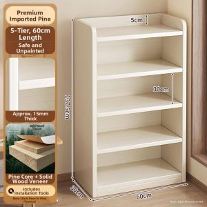 Multi-level Wall-mounted Display Shelf