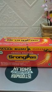 SRONGPAS Srong Pas Gingseng Isi 20 Strip Untuk Capek Pegel Linu dan Memulihkan Stamina BPOM HALAL