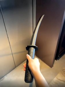 3D retractable samurai sword childrens birthday gift samurai sword toys adult stress reduction toys gravity sword glow-in-the-dark carrot knife creative decompression model toys relieve anxiety