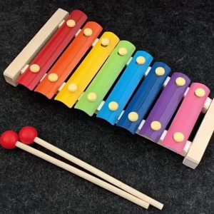 <𝙇𝙖𝙯𝙎𝙜𝙈𝙖𝙡𝙡> Bevavar Wooden Xylophone Wooden Baby Toys Small Gift Kids Early Learning Montessori Child Development