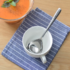 Xishi 304 Stainless Steel Spoon for Individual Portions Household Spoon Soup Spoon Serving Spoon Vegetable Spoon Public Spoon Self-Service Vegetable Spoon Public Exchange