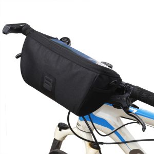 Multi-functional Bicycle Handlebar Bag Mountain Bike Front Pack Waterproof MTB Front Bag Bike Top Tube Front Frame Bag Pouch