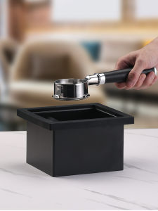 Embedded Stainless Steel Coffee Waste Bucket Barista Shop Counter Surface Italian Coffee Powder Dregs Box without Bottom