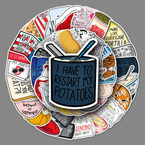 50-Piece Set Vines Series Creative Graffiti Decal Stickers for Laptop Refrigerator Skateboard Car Decoration