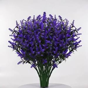 10-50Pcs Artificial 5Forks Eucalyptus Leaves Plastic Lavender Fake Plant Wedding Home Garden Decoration Bridal Bouquet Decor