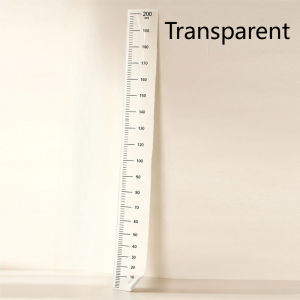 Removable PVC Wall Sticker 2m Height Measuring Card Writeable Surface Clear Markings for Daily Height Check Home Wall Decoration