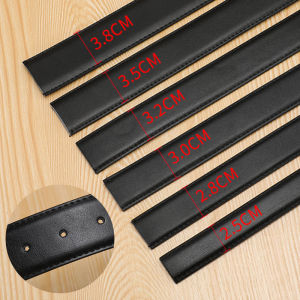 Leather Belt No Head 3CM Wide Womens Style without Buckle Replacement Strap for Youth And Middle-aged People