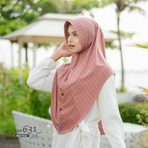 Hijab Arrafi 631 jilbab kerudung Arrafi Ar 631 hijab motif Stella pet antem bergo daily salur kekinian fashion muslim wanita simpel terbaru