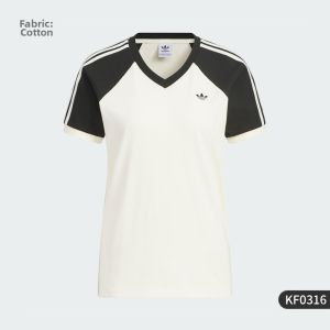 adidas | Womens Loose V-Neck Football Style Sport T-Shirt
