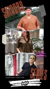 Funkids - Kemeja Rayon Anak / Shinobu Black