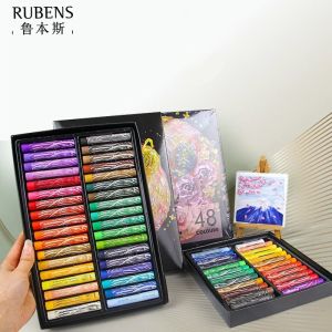 Paul Rubens HITU 24/36/48 colors super Soft heavy color Oil Painting Pastel set oil painting stick Beginner Art Supplies