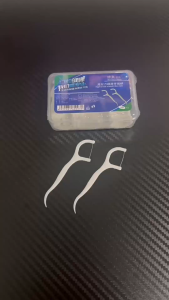 -C1460 Dental Floss Stick Benang Gigi Tusuk Pembersih Sela Gigi Praktis Higienis Toothpick