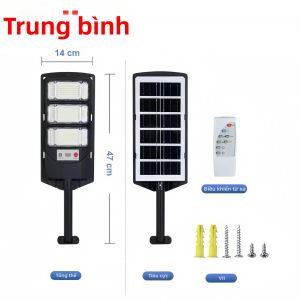 Đèn Tường Năng Lượng Mặt Trời LED 504 Bóng Cảm Biến Chuyển Động Siêu Sáng Chống Nước Đèn An Ninh Sân Vườn Pin 15000mAh IP65 Kiểu Dáng Hiện Đại