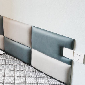 Bedroom Tatami Soft Case Backrest Wall Circumference Kang Circumference Bedside Soft Upholstery Stickers Childrens Room Wall Decoration Self-Adhesive Crash Protection Wall Sticker