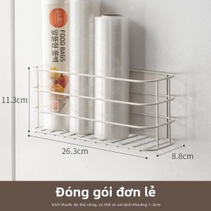 LANJIAOLUO | Giá Đựng Bên Hông Tủ Lạnh Từ Tính