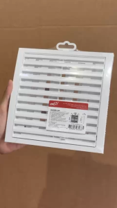 Cửa gió Nhựa NGOÀI TRỜI - điều chỉnh lưu lượng + cổ gắn ống Era - RRPF - Hàng Nhập Khẩu