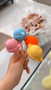Mini Silicone Popsicle Mold DIY Ice Pop Mold Lollipop Ice Cream Maker Mold Baby Kids Popsicle Makers