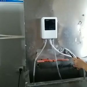 7500W Electric Hot Water Heater Temperature Adjustable Instant Tankless Kitchen Bathroom Shower Hot Water Fast Heating
