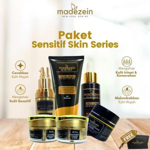 MADEZEIN PAKET SENSITIF| PAKET BRIGTENING PLUS MIRACLE SOOTING CREAM