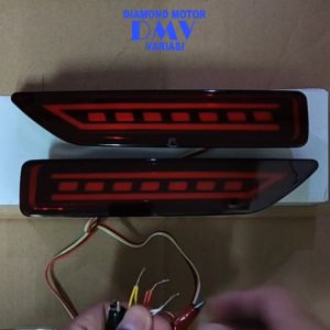 Mata Kucing Reflektor Lampu LED Bemper Belakang Model A Mobilio BRV 2014-2025