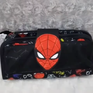 Tempat Pensil Motif Spiderman / Pencil Case Marvel Spiderman / Kotak Pensil Karakter Anak Laki-Laki Boy Flip