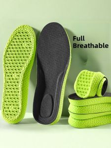 LINGMIAO | Mens Full Sole 3D Honeycomb Breathable Sweat-Absorbing Anti-Odor Summer Fragrant Insoles