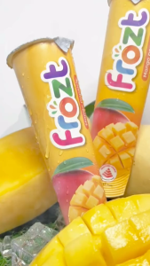 Frozt | Mango Popsicle Bundles - Real Fruit Halal Healthy Snack Lower Sugar & Dairy-Free Ice Cream In SG