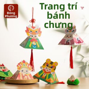 ZAODONGFANG | Đồ Chơi Trẻ Em Lồng Đèn Thuyền Rồng DIY Xu Hướng Quốc Gia Di Sản Văn Hóa