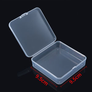 Hộp Nhựa Trong Suốt Mini Hình Chữ Nhật Hộp Đựng Đồ Trang Sức Chống Bụi Hộp Đóng Gói Chắc Chắn Dành Cho Các Vật Cứng
