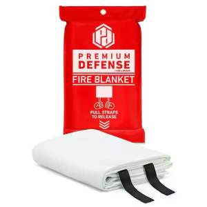 Premium Blanket 60 in. x 70 in. Emergency Fire Blanket With Storage Bag
