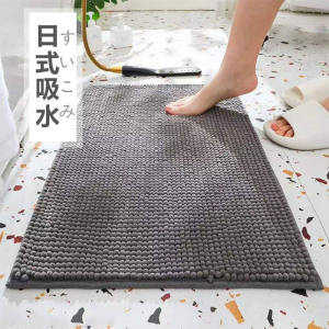 Water Absorbent Short Plush Corn Velvet Carpet Door Mat Bathroom Kitchen Floor Mat Skin Friendly Large Particle Snail Design