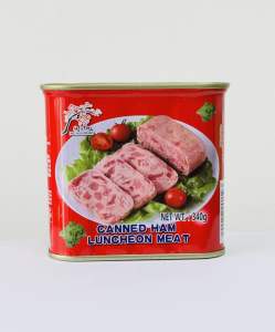 Mei Hua Brand Bacon Ham Luncheon Meat 梅花牌火腿午餐肉 [340G]