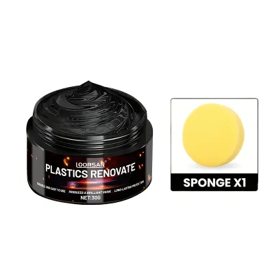 Automobile Plastic Repair Paste - Restores Black Luster Removes Fading and Scratches for Automobile Interior Repair