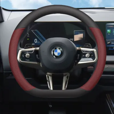 2025 BMW X3 Steering Wheel Cover Ultra-Thin High-End Feel 5 Series 525Li 530Li 330Li 325Li Custom Fit Sport Style Napa Leather
