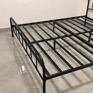 Iron Bed Frame Luxury Metal Bed Frame Double Iron Bed Apartment Iron Bedstead modern simple single bed/double bed/queen bed size 