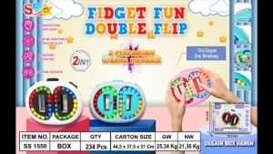 Mainan Fidget fun Double Flip - Mainan Puzzle Magic Cube - Rotating Magic Beans / Rubik Magic Cube