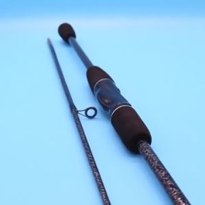 Joran Pancing Carbon Fiber Fishing Rod Pancing 2 Bagian Tongkat Pancing Putar/Casting M Power 1.8M/2.1M/pancingan set lengkap Untuk Air Tawar Dan Laut Cat hitam/pancingan set lengkap/joran