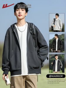 Warrior | Hooded Zip-Up Loose Jacket