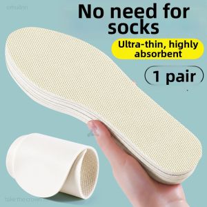 FASHEHAN | Barefoot Sockless Breathable Sweat Absorption Odor Prevention Womens Insoles