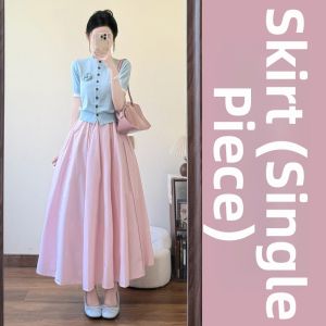 SUSIEYUAN | Popular Summer Dopamine Yellow Skirt Set