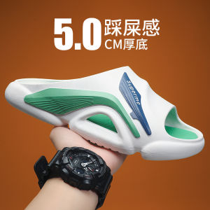 Dép Đi Biển Mùa Hè Cho Nam Đế Dày Chống Trượt Trong Nhà Ngoài Trời Thể Thao Thường Ngày Đế EVA Thoáng Khí Màu Trơn Phong Cách Hàn Quốc