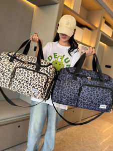 BEICHAO | Leopard Print Women Travel Duffel Bag