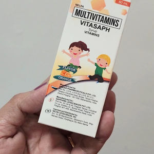 Multivitamins Vitasaph Syrup Orange Flavor 60ml Bottle