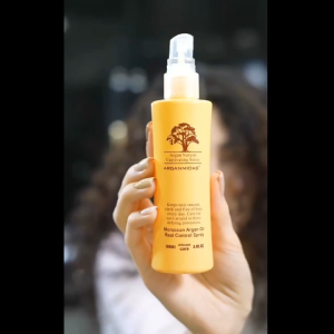 Arganmidas Moroccan Argan Oil Real Control Spray 100ml Smooth Sleek Defy-Frizz Lightweight Versatile Weather-Resistant